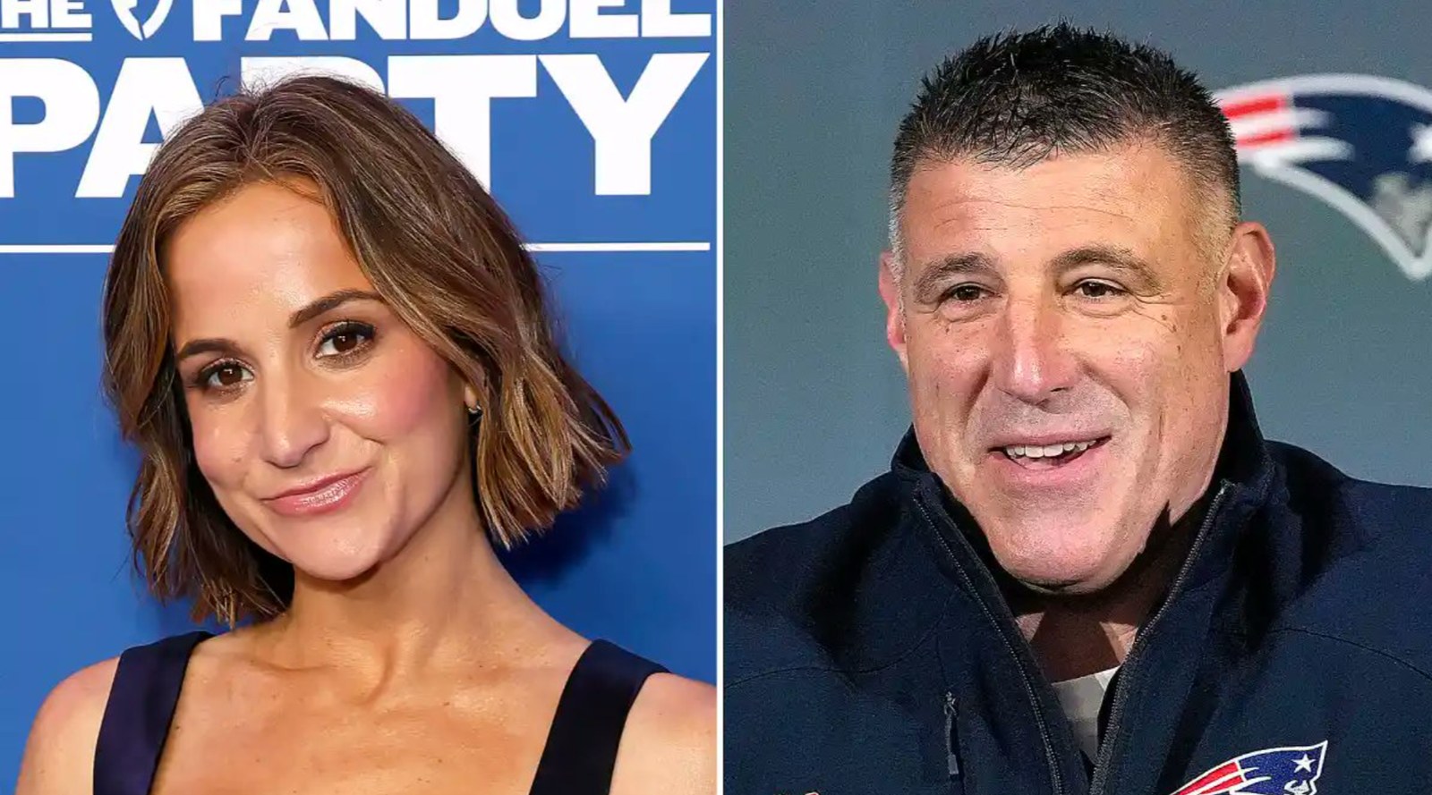 Dianna Russini and Mike Vrabel